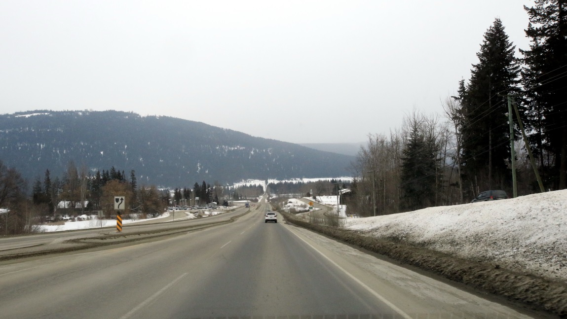 Departing Salmon Arm