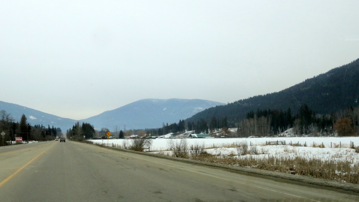 Farms just East of Salmon Arm
