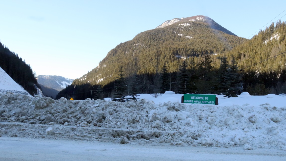 Rest area on the Trans-Canada Highway