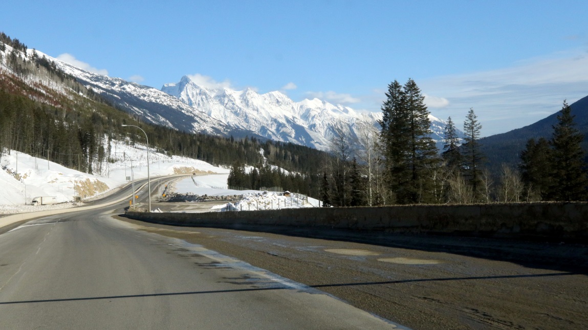 Mount Hunter from the Trans-Canada Highway
