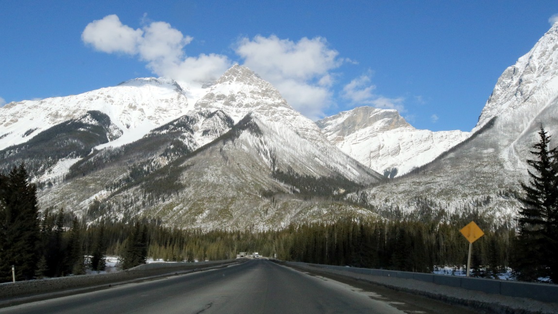 Mount Vaux 7500 feet in Yoho National Park