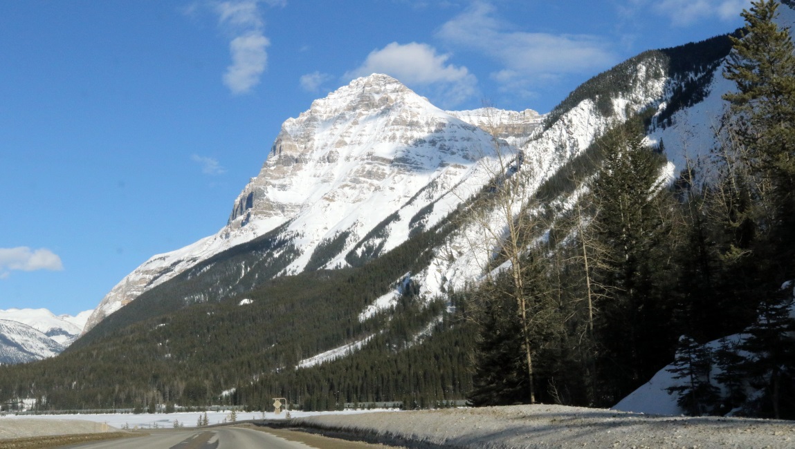 Mount Dennis 6696 feet in Yoho National Park BC