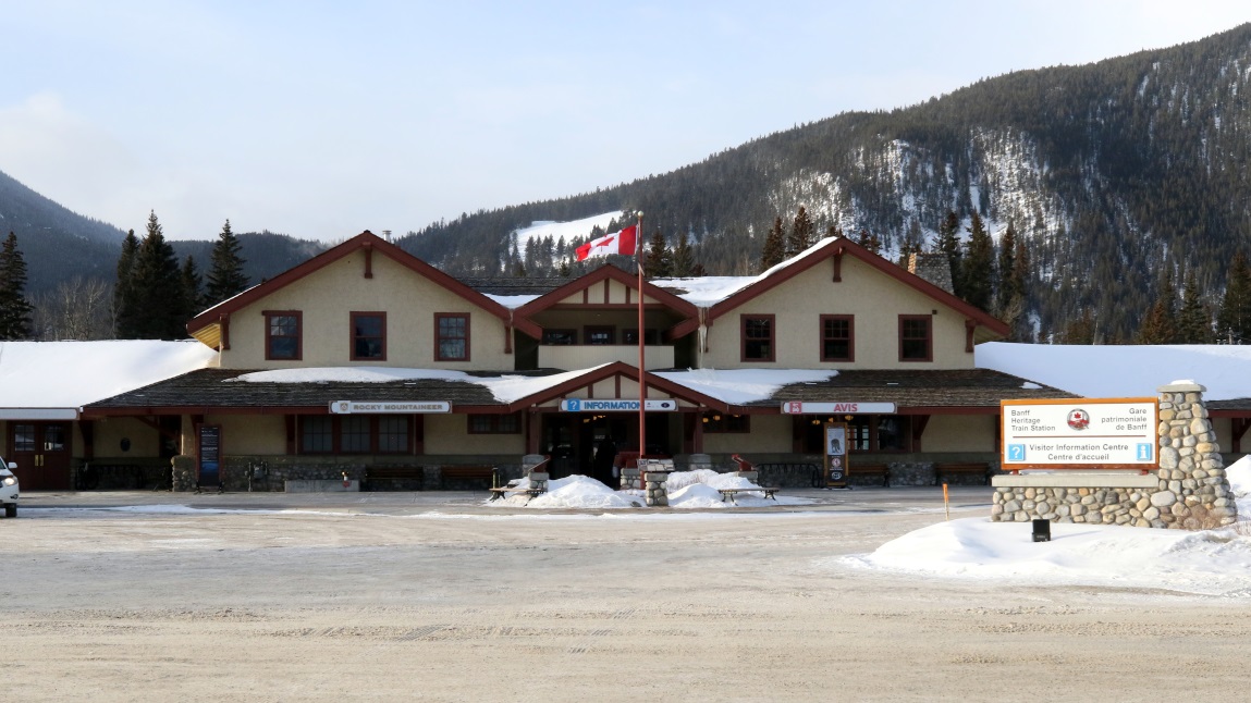 Banff Alberta train station
