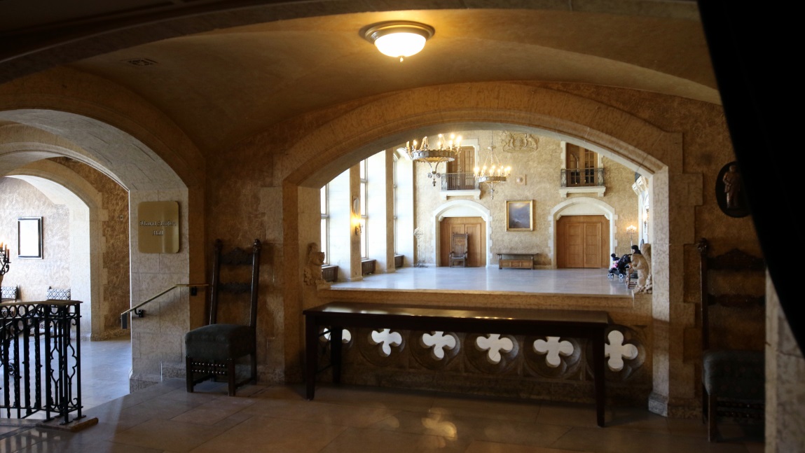 Ballroom inside the Fairmont Banff Springs Hotel