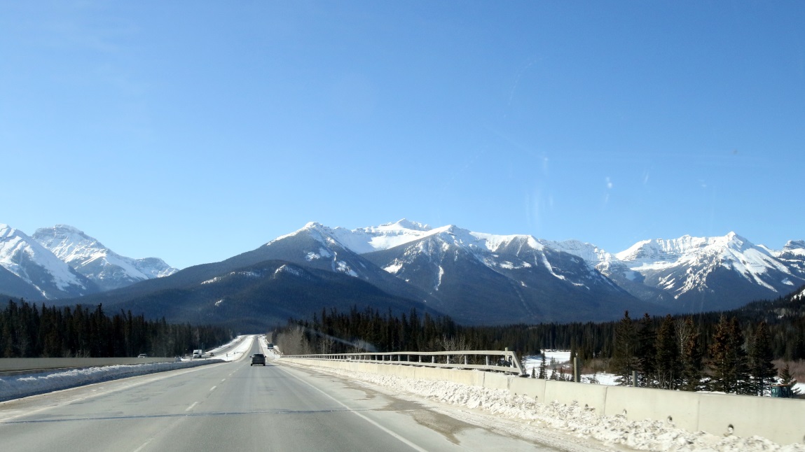 Heading West on the Trans-Canada Highway