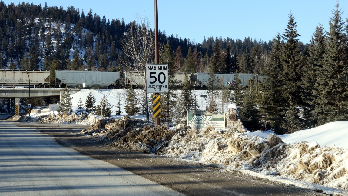 Heading into Jasper