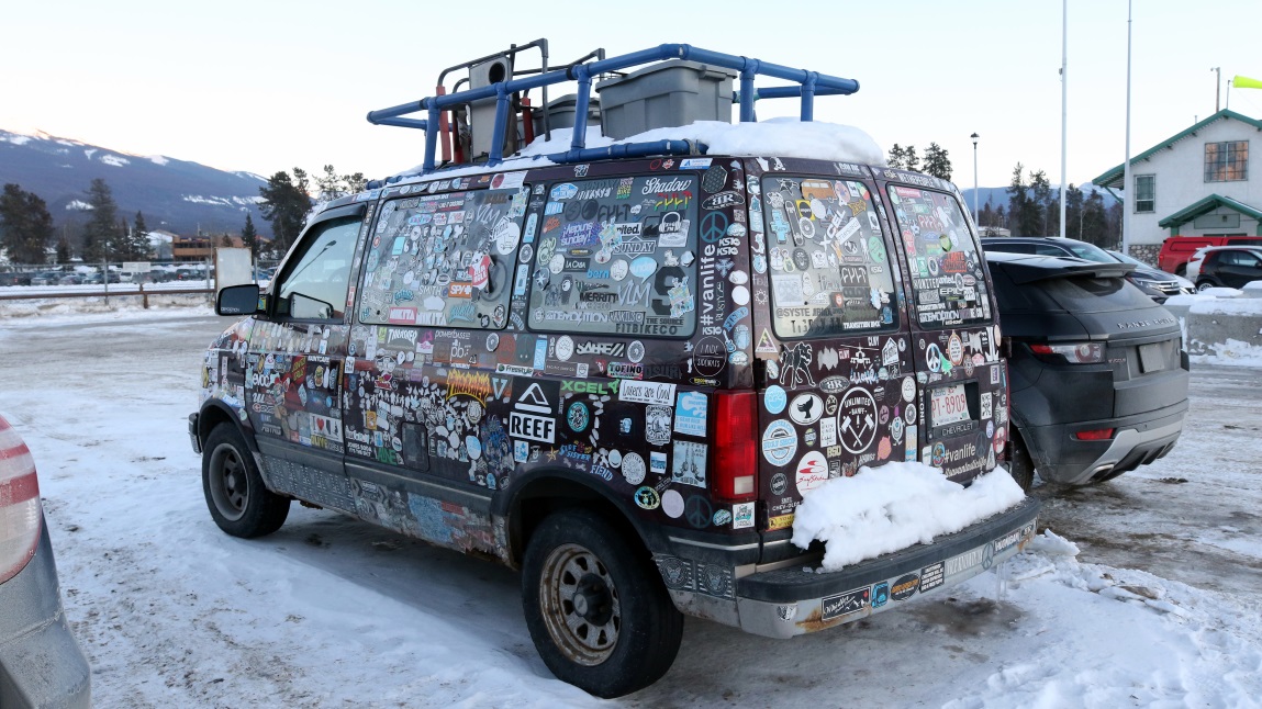 Spotted this rather interesting van