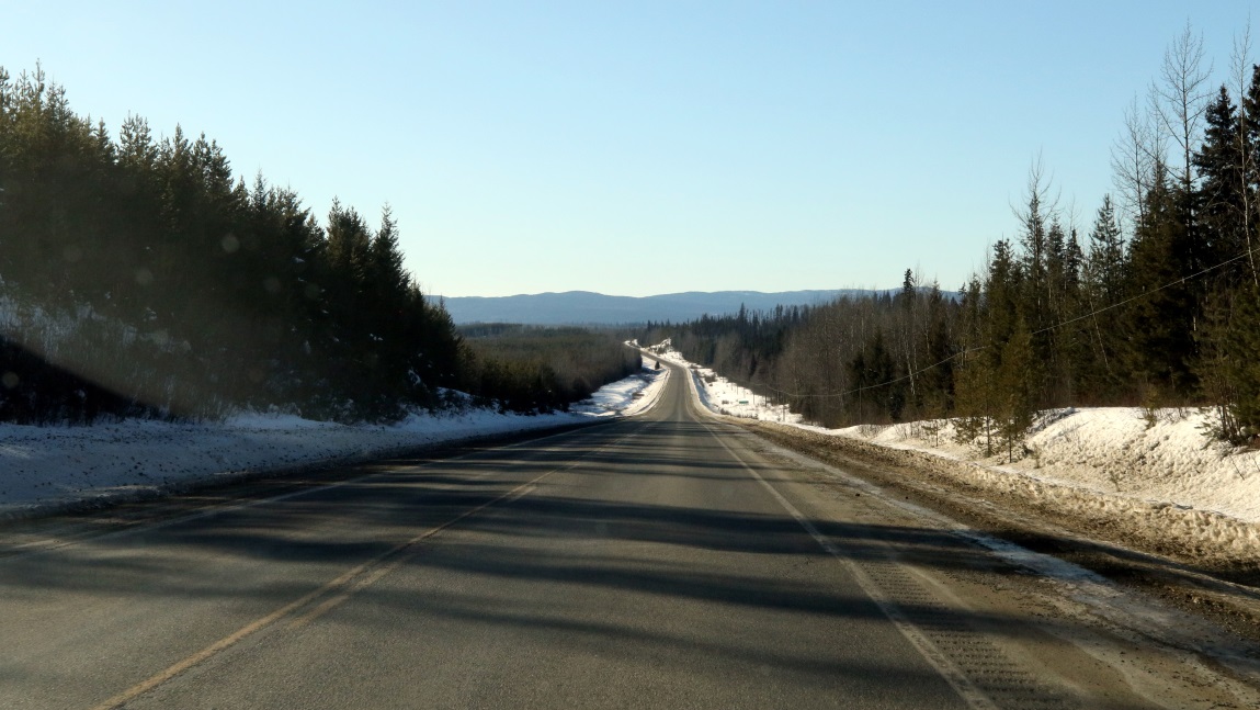 Two miles West of Purden Ski Area