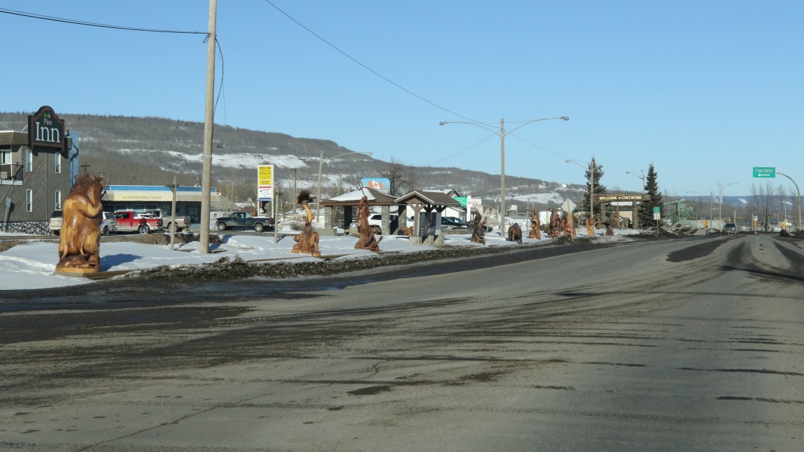 Arriving in Chetwynd