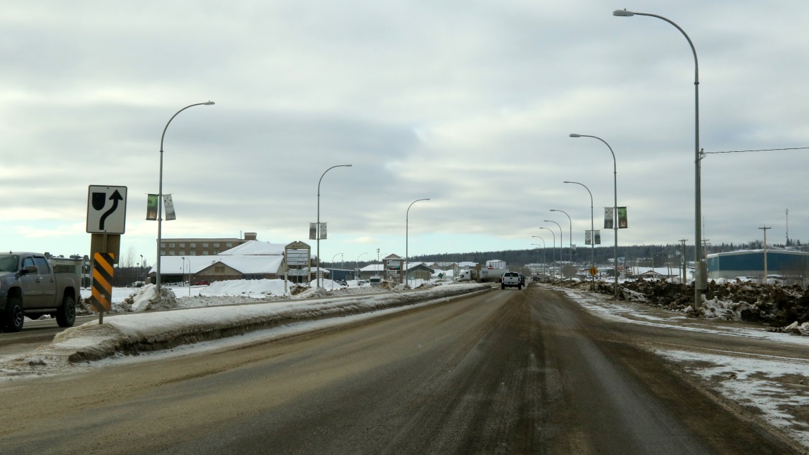 Arriving in Fort Nelson