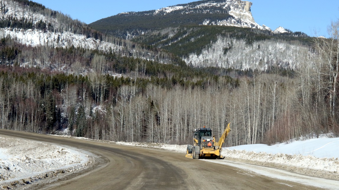 Plowing the road wider