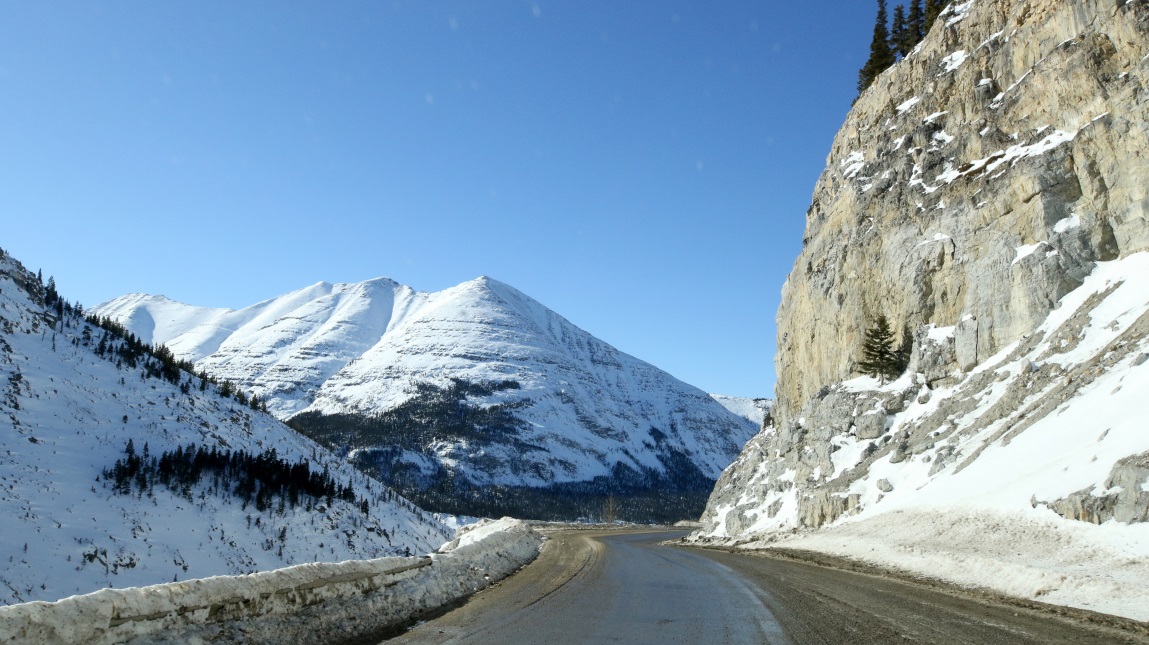 Four miles West of Summit Lake