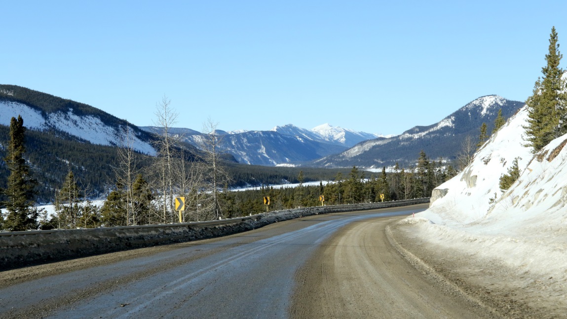 Five miles West of Summit Lake