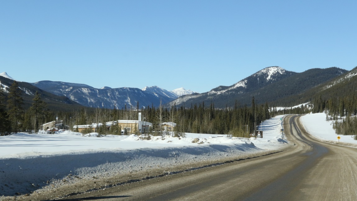 Six miles West of Summit Lake