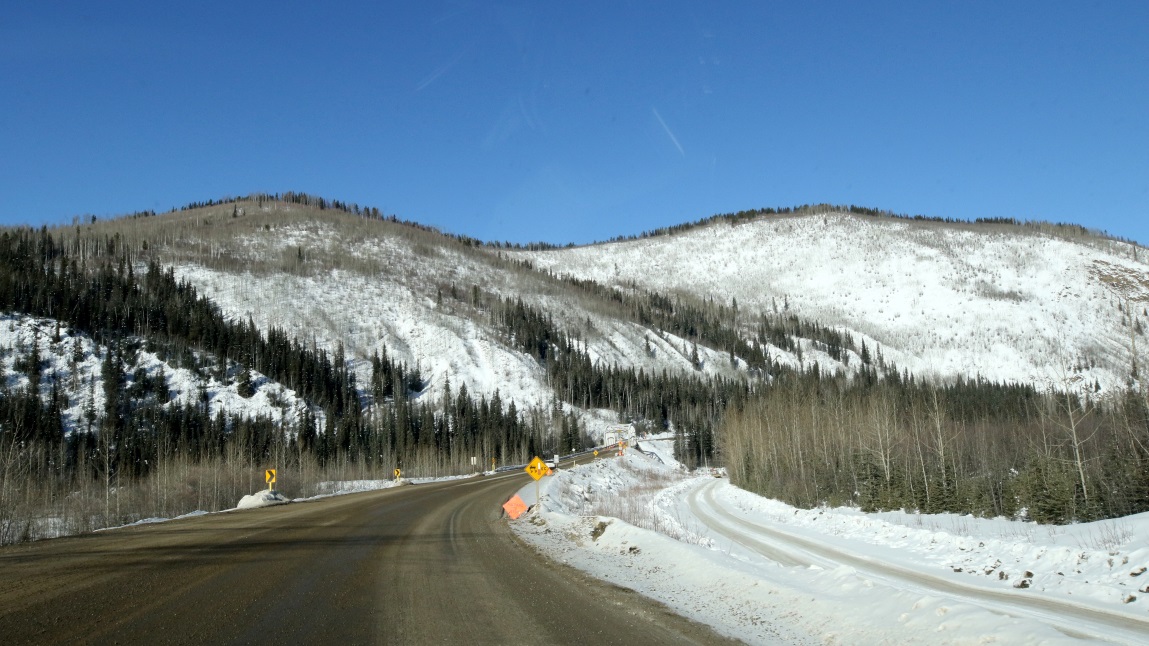 Eighteen miles East of Toad River