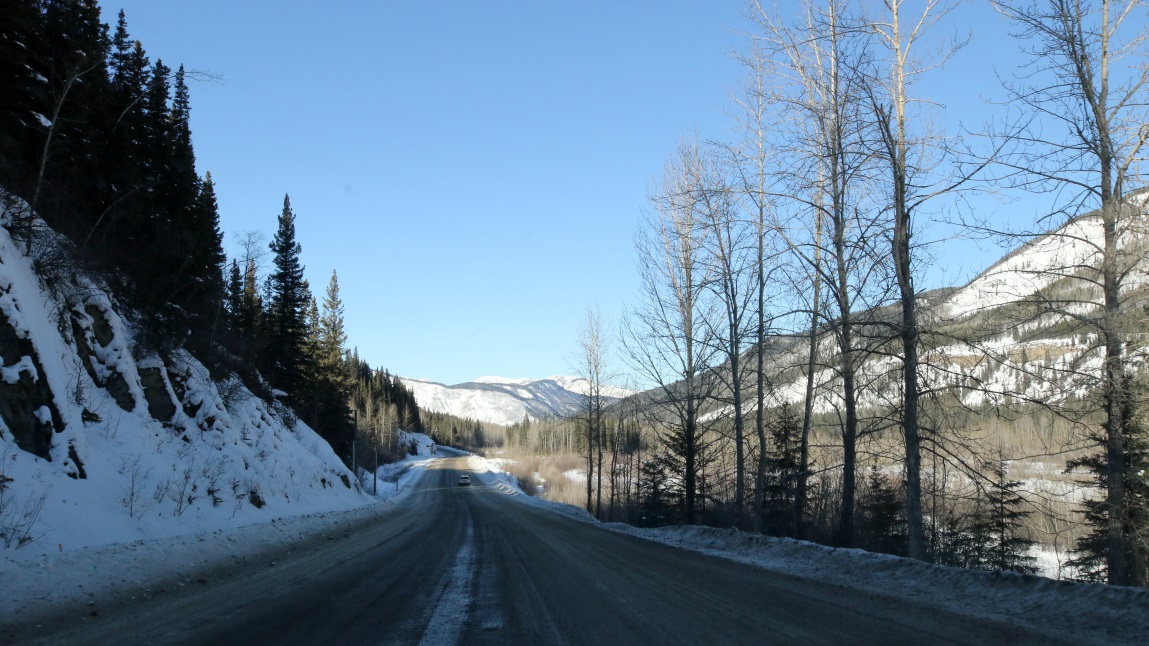 Thirteen miles East of Toad River