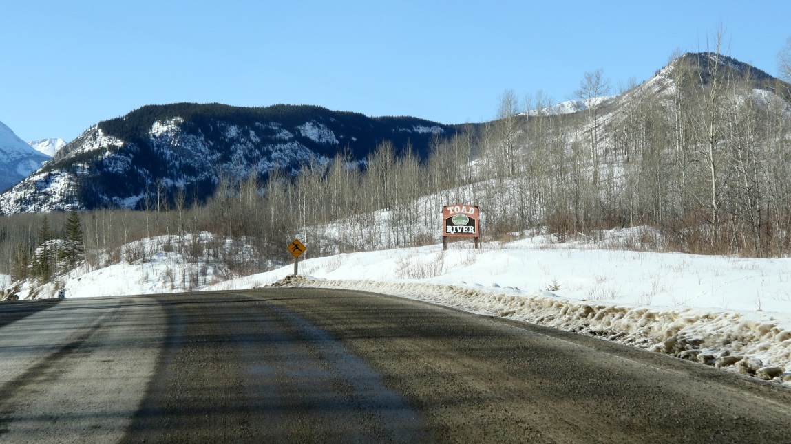 Approaching Toad River