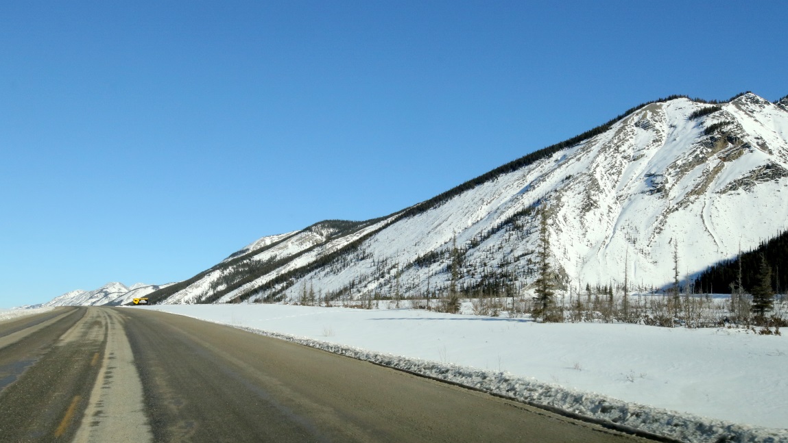 Twelve miles North of Muncho Lake