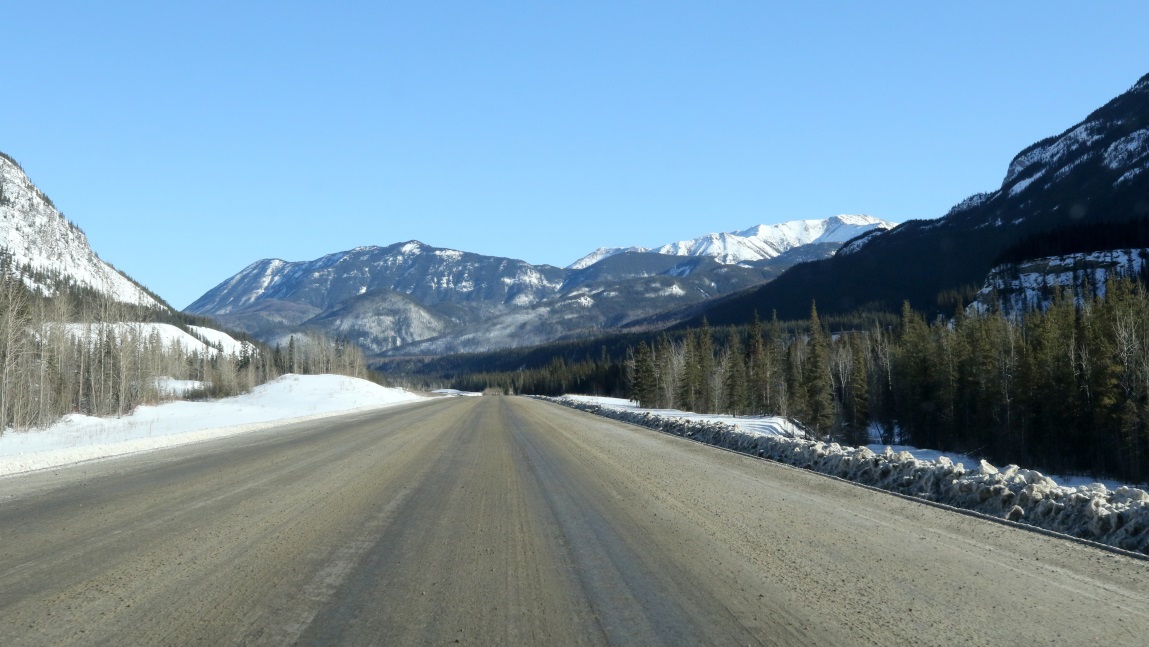 Thirteen miles South of Liard River