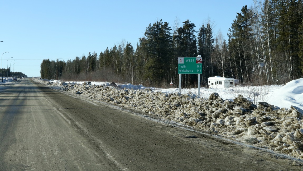 Departing Watson Lake