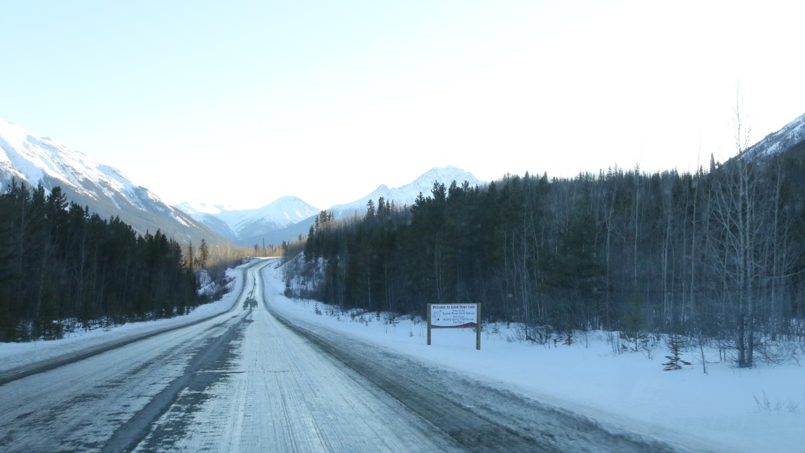 Four miles North of Good Hope Lake
