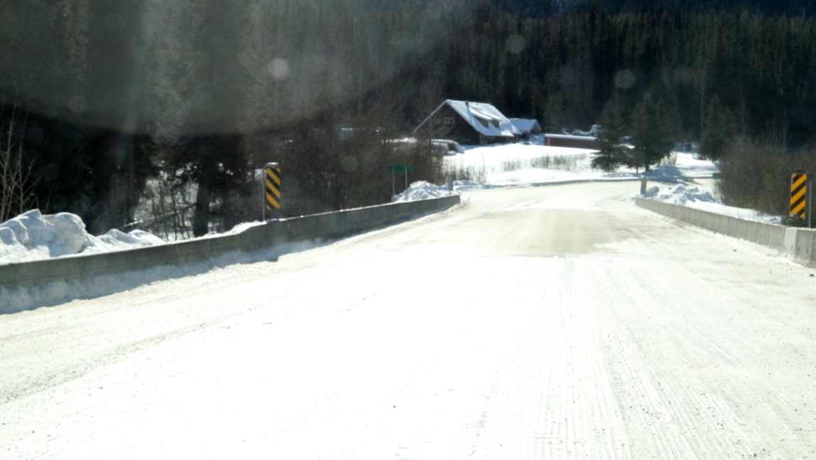 Fifteen miles North of Porter Landing