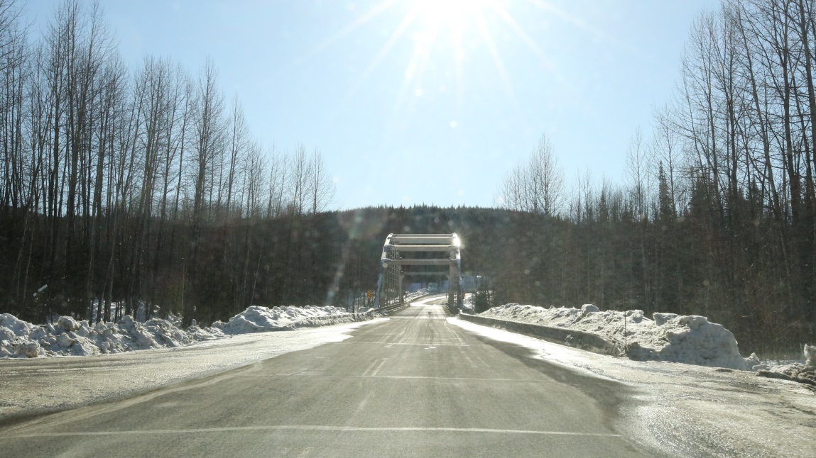 Crossing the Bell-Irving River