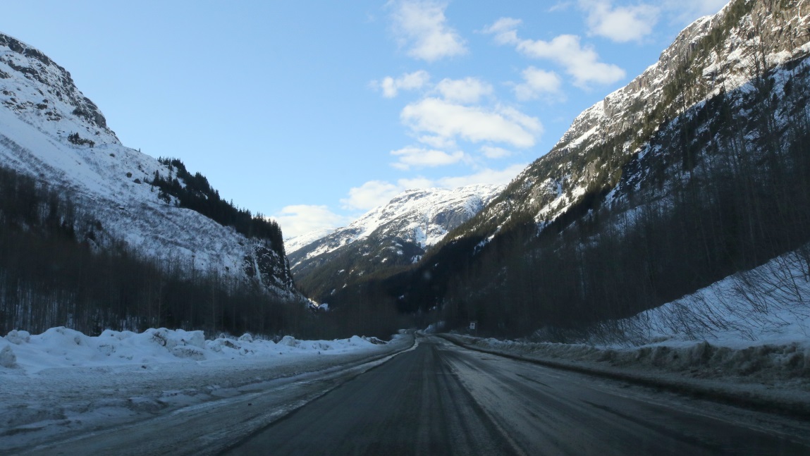 Sixteen miles West of Meziadin Junction