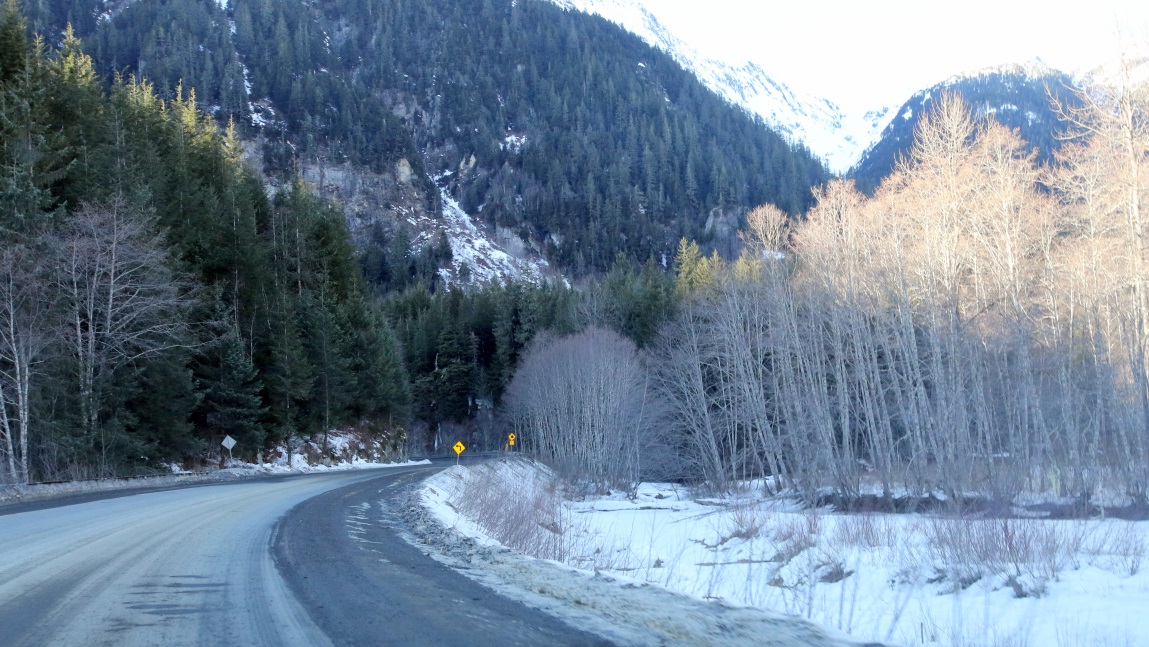 Fourteen miles North of Stewart