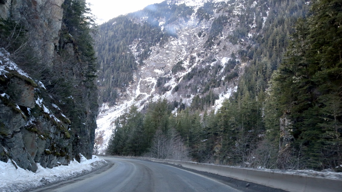 Fourteen miles North of Stewart