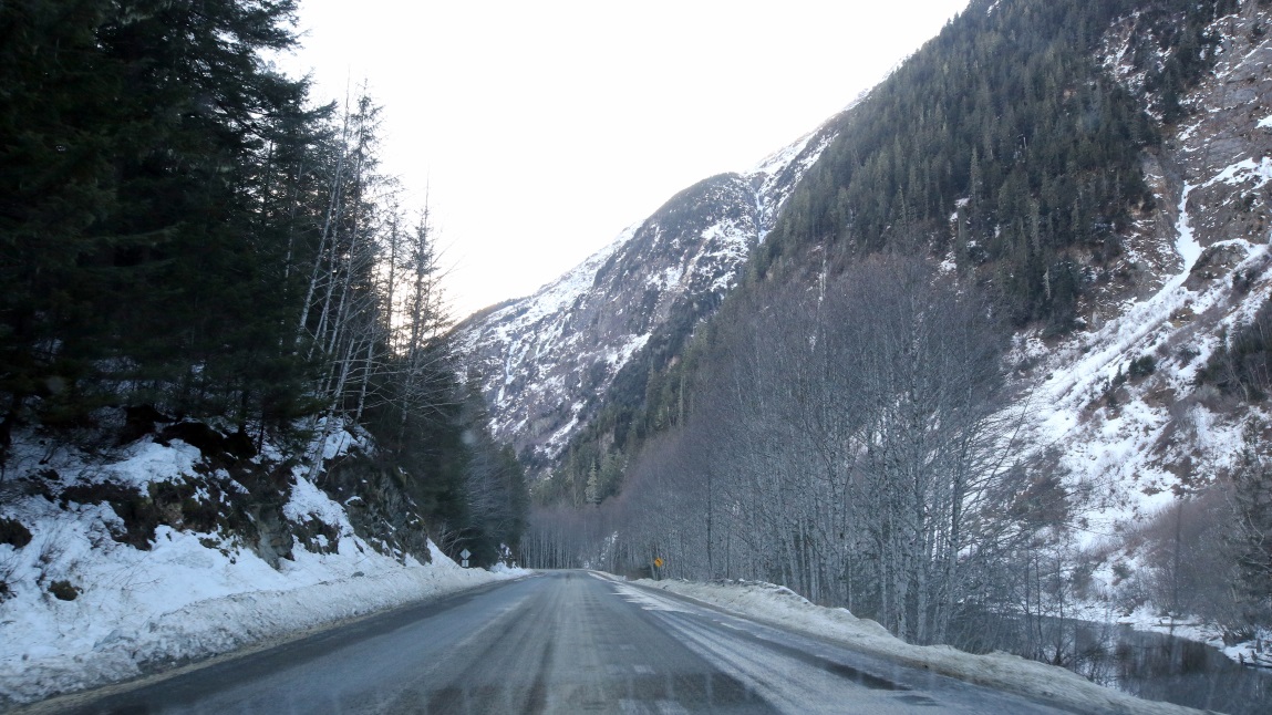 Fourteen miles North of Stewart