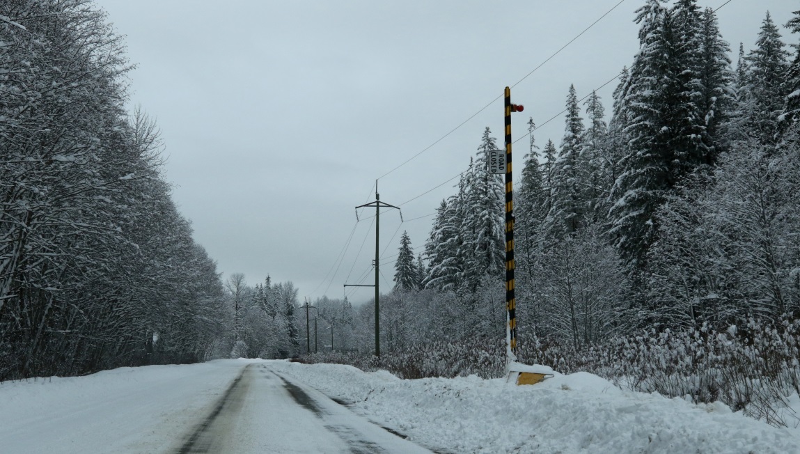 Luckily the road is open