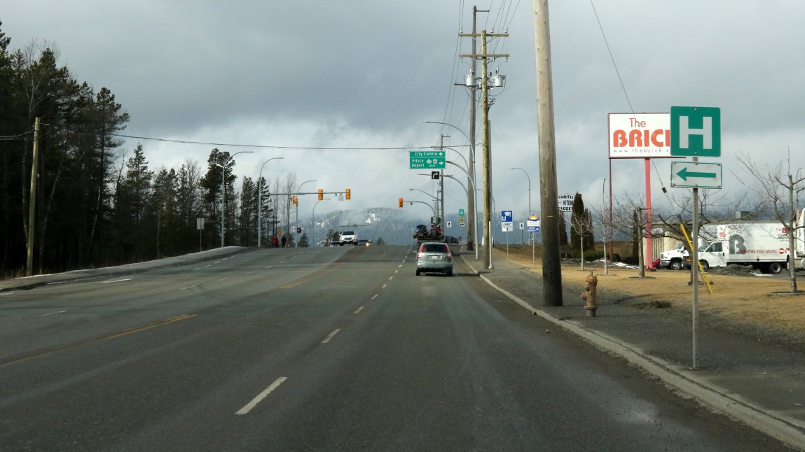 We turn right to stay on Route 16