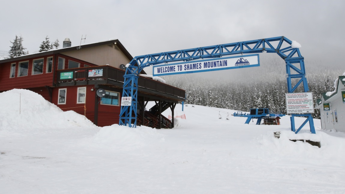 Shames Mountain ski area