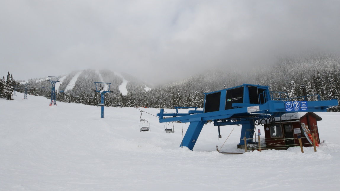 Shames Mountain ski area