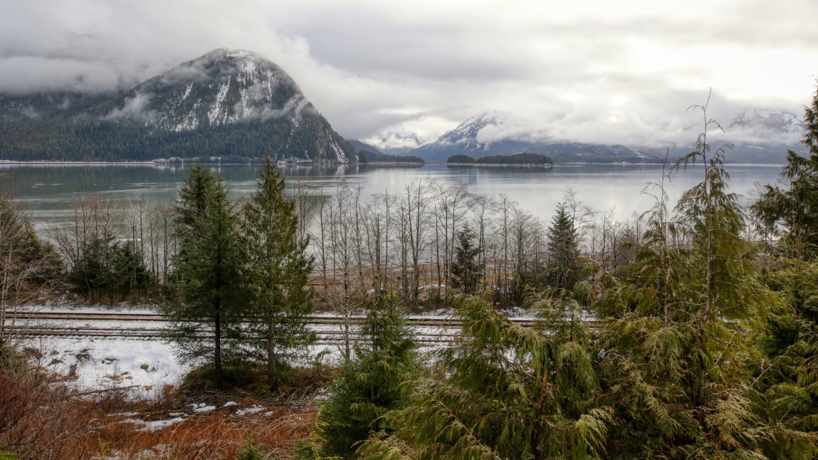 Looking across the Skeena River