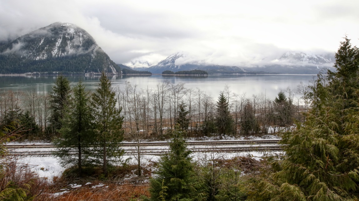 Looking across the Skeena River