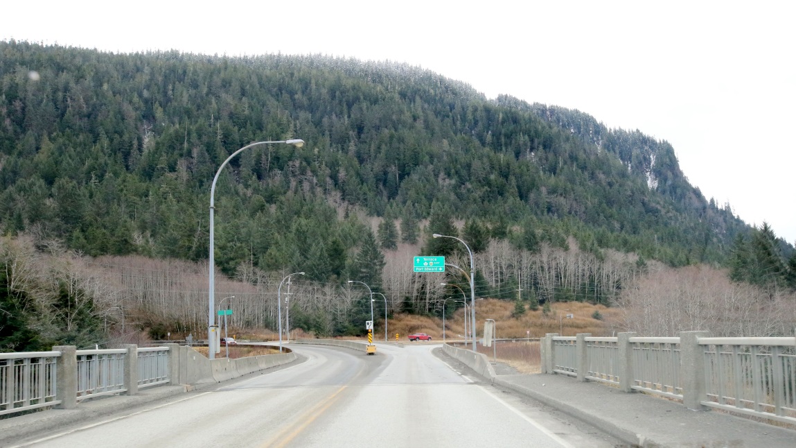 Bear left to stay on Highway 16