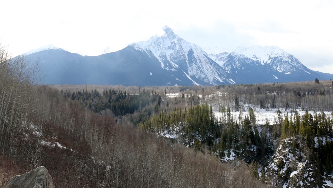 Hagwilget Peak from Hagwilget Canyon