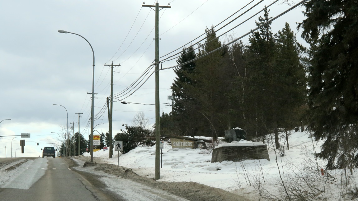 Passing through Smithers