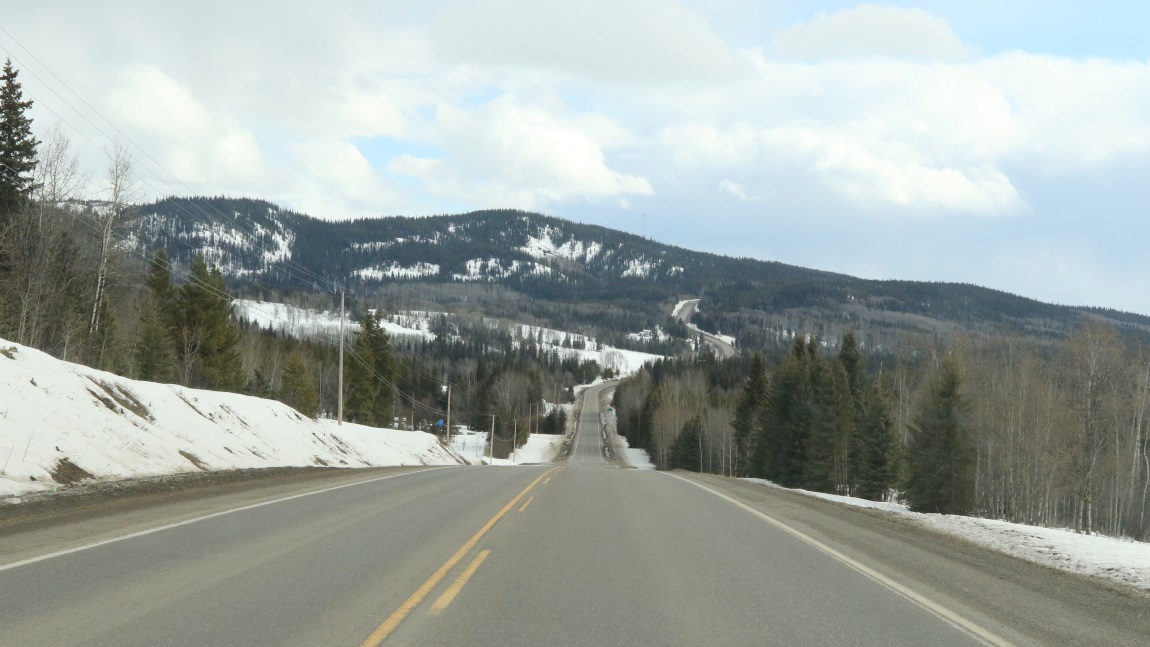 Two miles East of Topley
