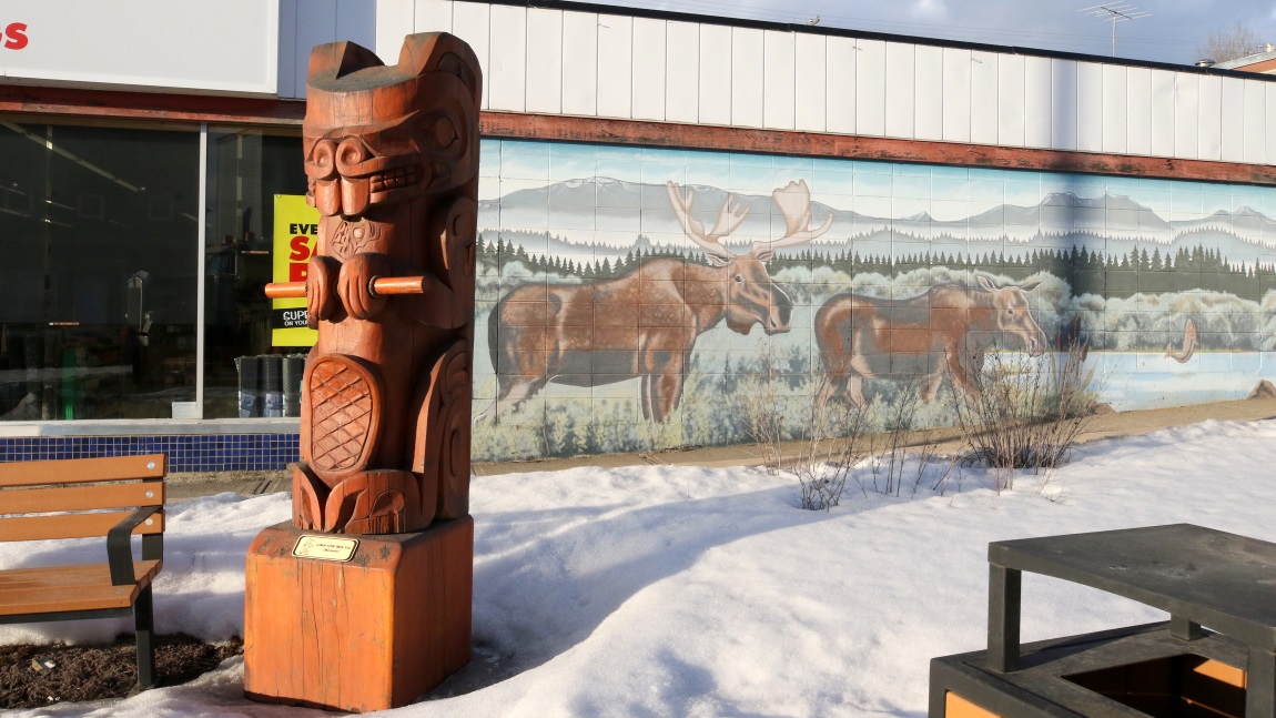 Walking around Burns Lake