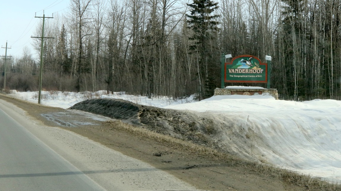 Arriving in Vanderhoof