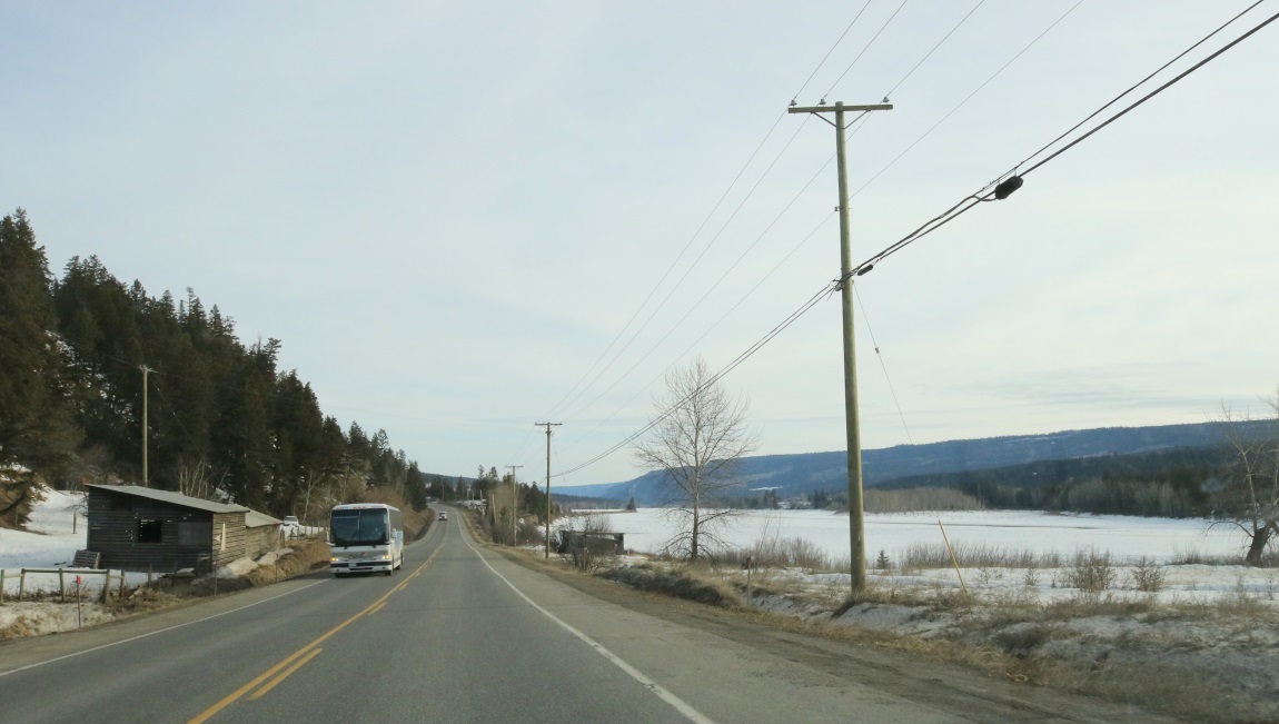 Fraser River seven miles South of Alexandria