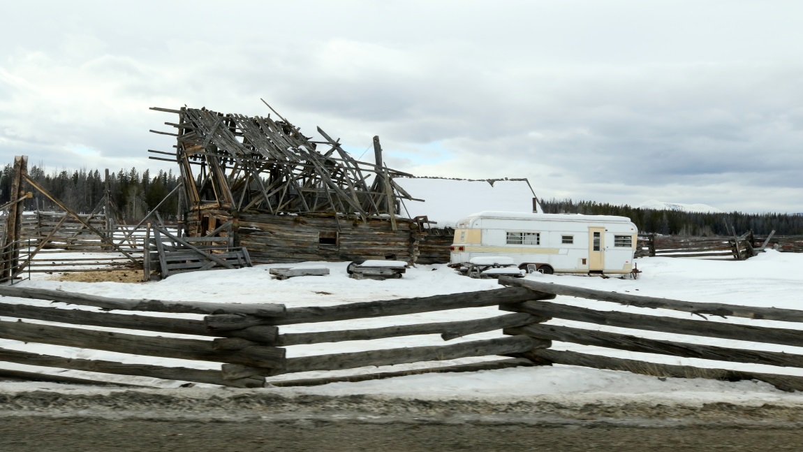 Collapsing house
