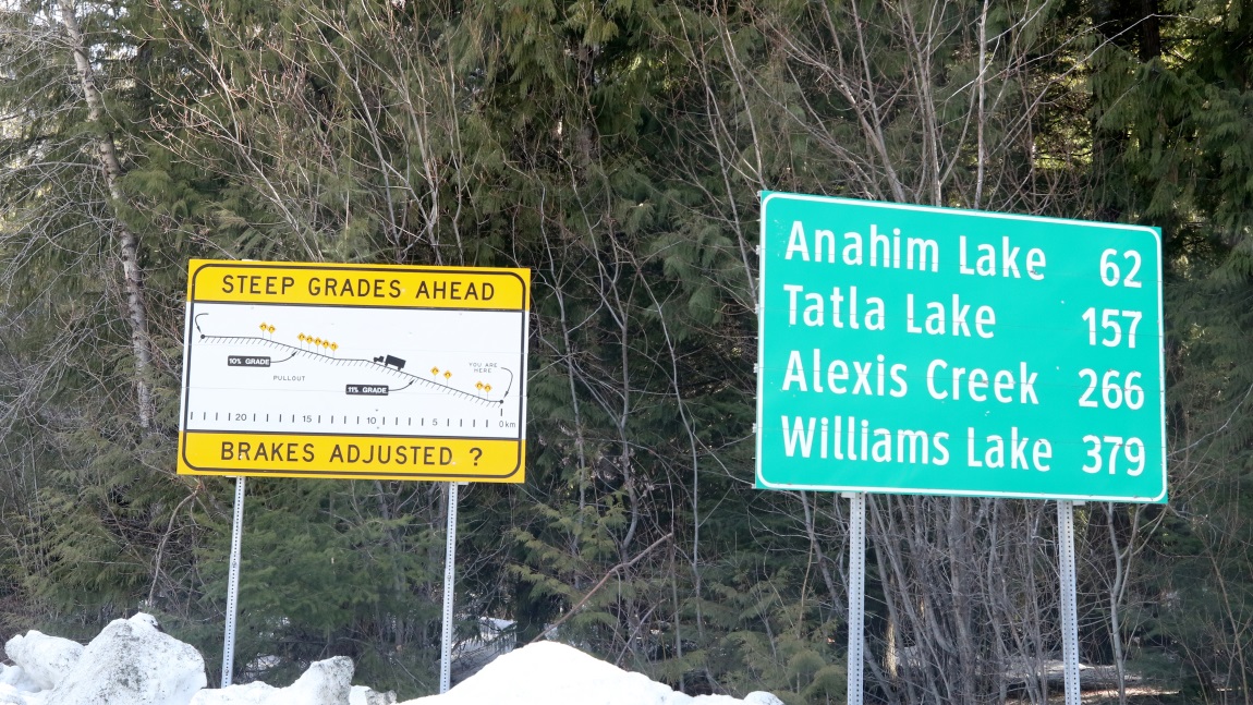 Advisory signage