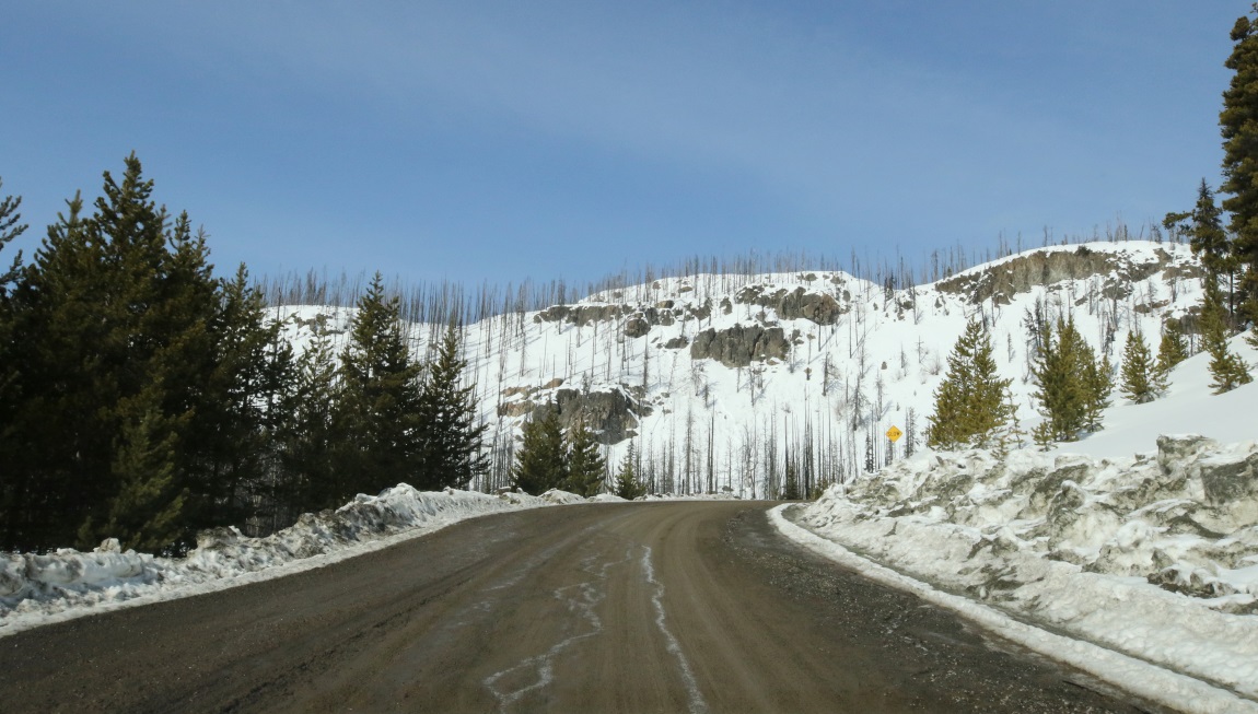 Near the top of Heckman Pass