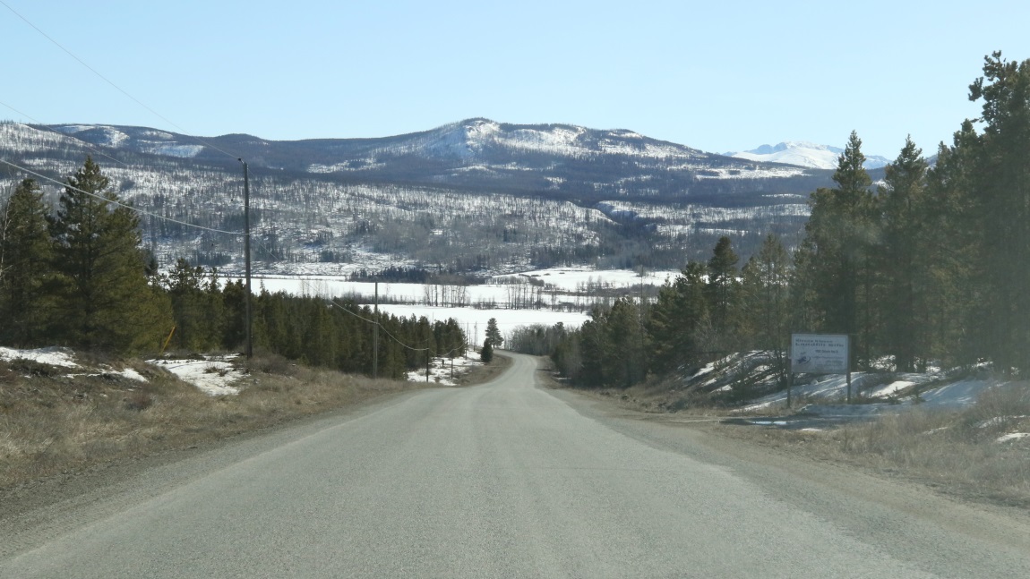 Thirteen miles West of Kleena Kleene