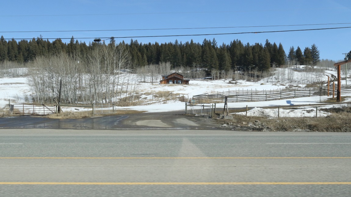 Ten miles North of Lac La Hache