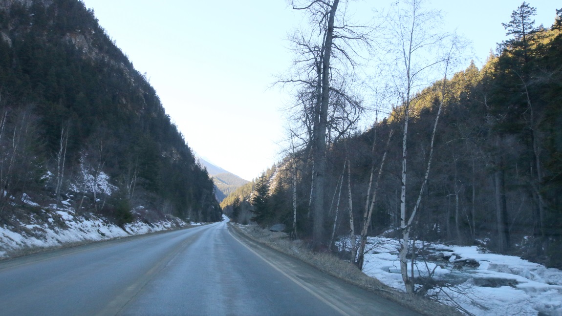 Twenty miles Southwest of Lillooet
